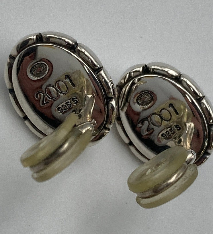 GEORG JENSEN ジョージジェンセン 2001年 ヘリテージ イヤーイヤリング SV925 中古 D4