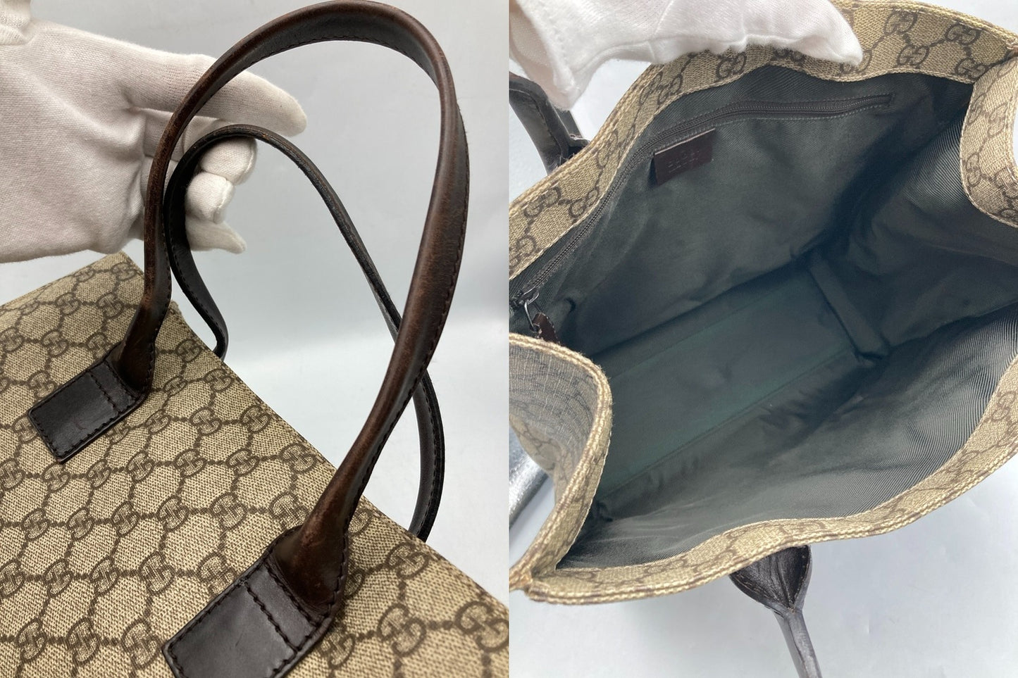 GUCCI グッチ GGスプリーム トートバッグ 91249 中古 D4