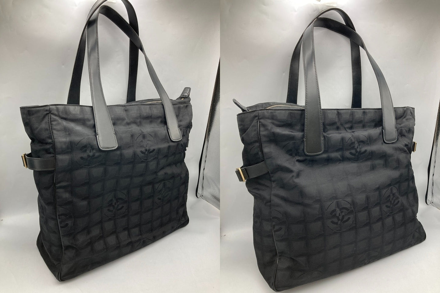 CHANEL シャネル ニュートラベルライン トートGM 中古 D4