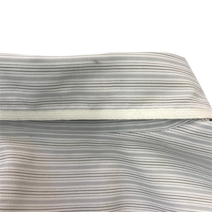 COMME des GARCONS HOMME コムデギャルソンオム シャツ メンズ 長袖 コットン ストライプ ホワイト/グレー HB-050520 中古 T1