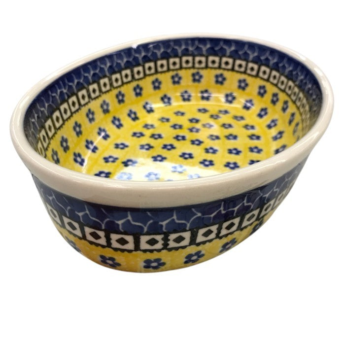 Ceramika Artystyczna(セラミカ) サフラン 小判型ボウル 中古 Y1