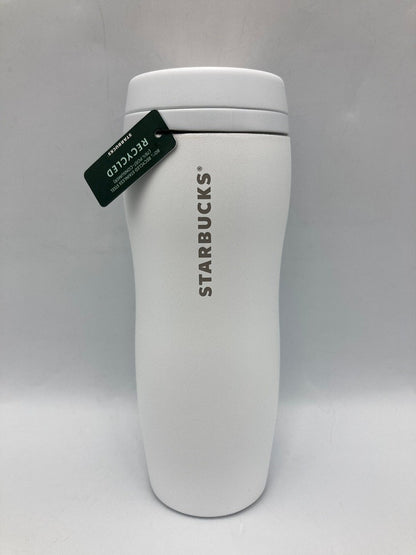 STARBUCKS スターバックス カーヴドリサイクルステンレスボトル マットホワイト 355ml 中古 D4