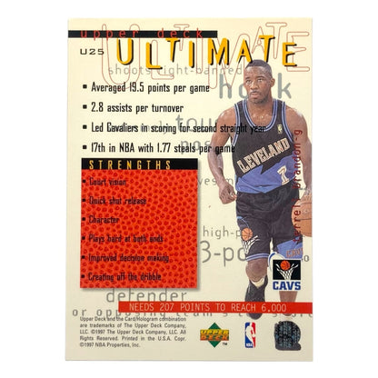 UPPER DECK NBAカード ULTIMATE TERRELL BRANDON CAVALIERS #U25 中古 IT2