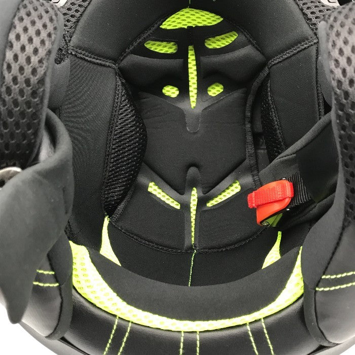 マルシン バイクヘルメット クリアシールド PSC 二輪 インナーバイザー インカム用スピーカーホール トップベンチレーション 艶消し フラットブラック XLサイズ 中古 T1