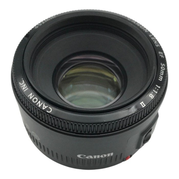 Cannon キヤノン 単焦点レンズ EF50㎜ F1.8 II AF/MF 軽量 コンパクト 中古 T1