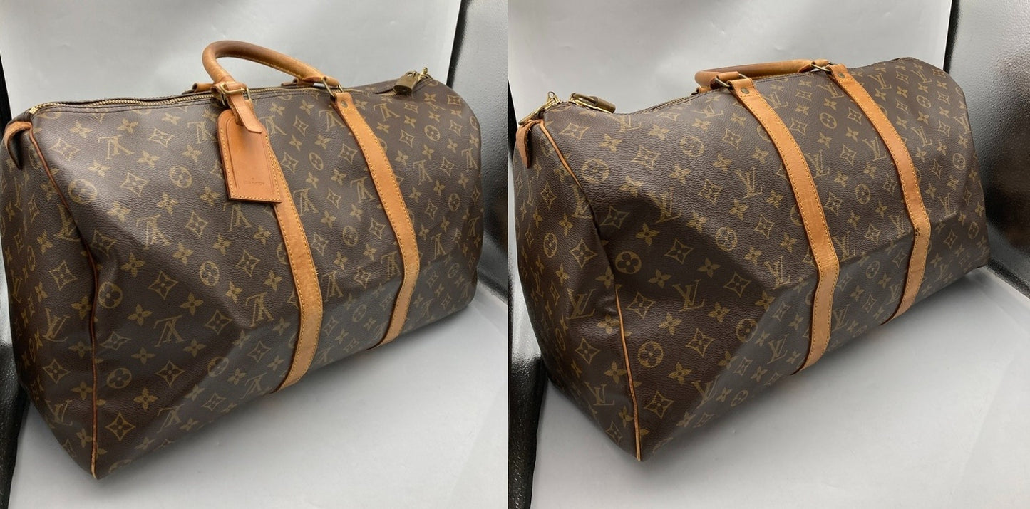 LOUIS VUITTON ルイヴィトン モノグラム キーポル 50 ボストンバッグ M41426 中古 D4