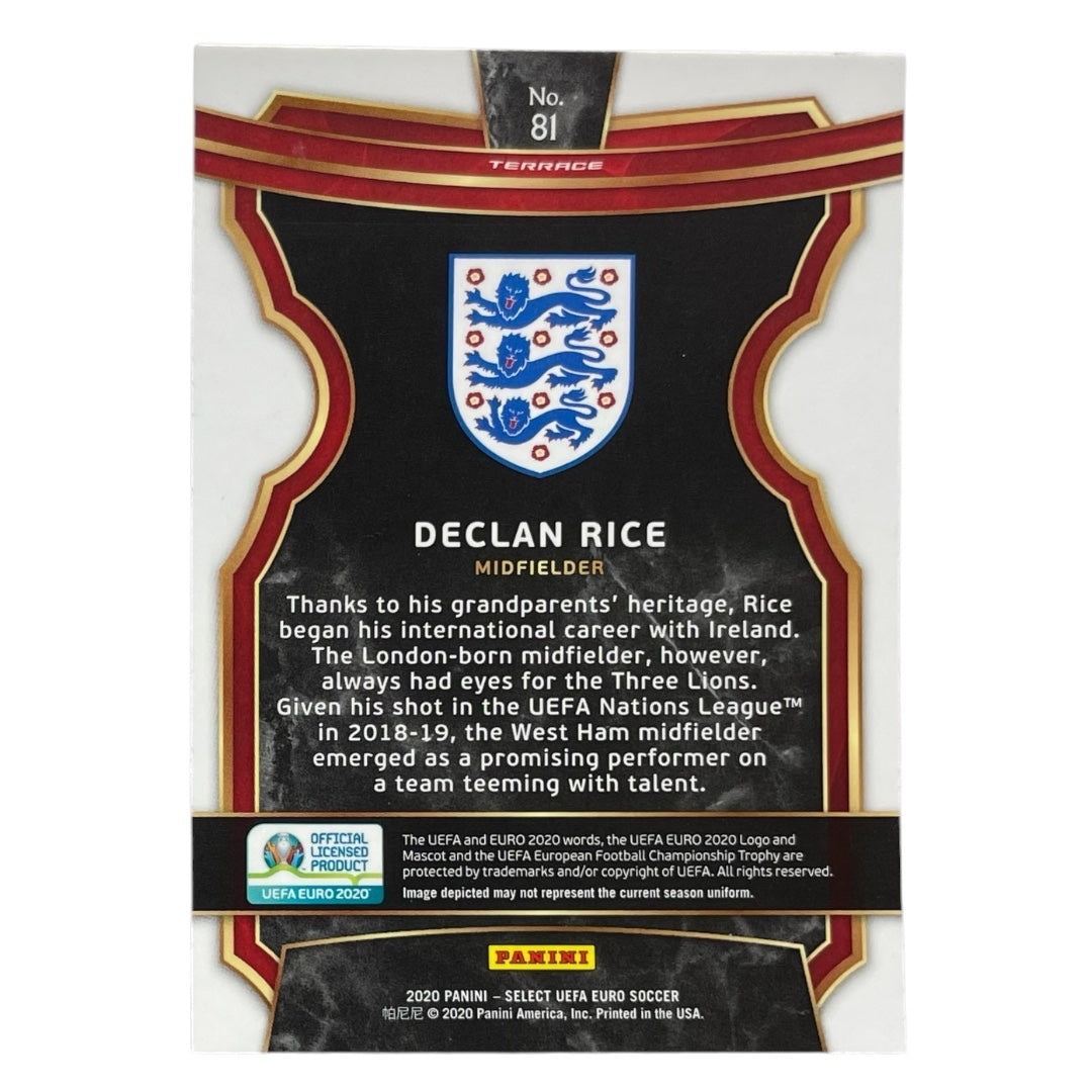 PANINI サッカーカード SELECT UEFA EURO DECLAN RICE ENGLAND #81 中古 IT2