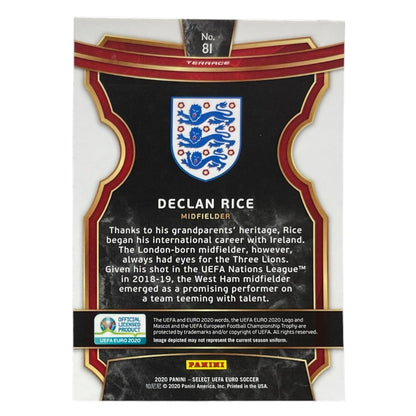 PANINI サッカーカード SELECT UEFA EURO DECLAN RICE ENGLAND #81 中古 IT2