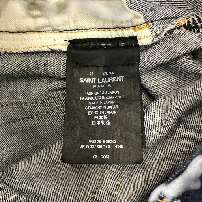イブサンローラン ボトムス メンズ オールシーズン デニム ブルー 28サイズ D02 M/SK-LW 中古 M1