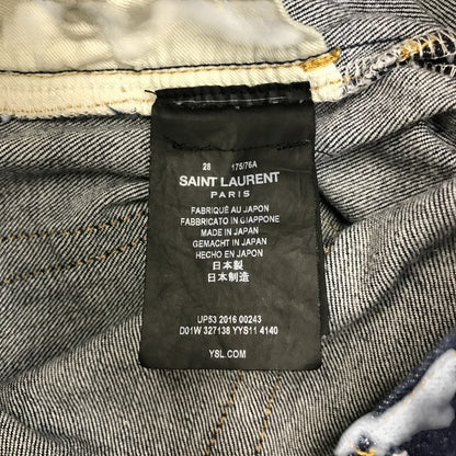 イブサンローラン ボトムス メンズ オールシーズン デニム ブルー 28サイズ D02 M/SK-LW 中古 M1