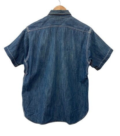 ジョー マッコイ 8HOUR UNION ワッペン 半袖 デニムシャツ メンズ 中古 D4