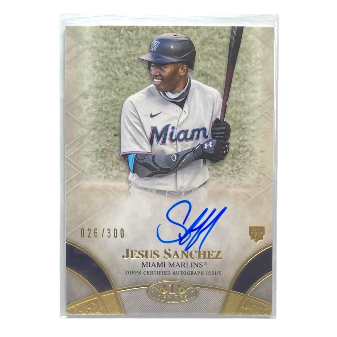 TOPPS MLBカード TIER 1 JESUS SANCHEZ MIAMI MARLINS /300 #BOA-JS 中古 IT2