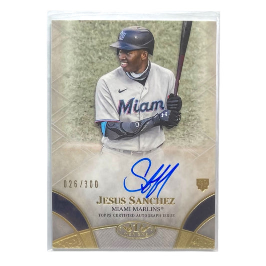TOPPS MLBカード TIER 1 JESUS SANCHEZ MIAMI MARLINS /300 #BOA-JS 中古 IT2