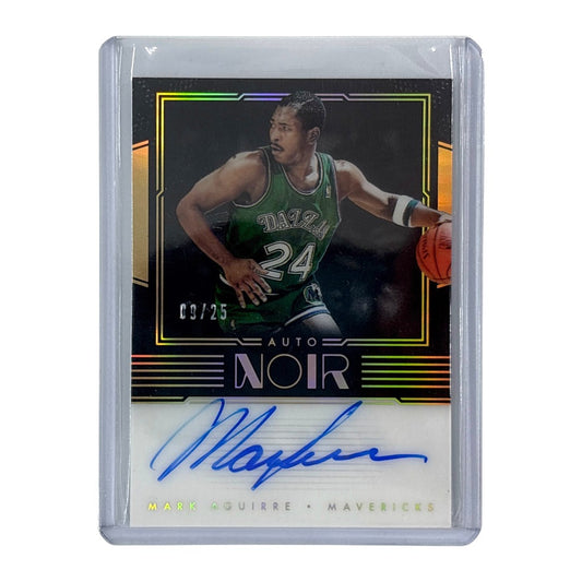 PANINI NBAカード NOIR MARK AGUIRRE MAVERICKS 09/25 #ANC-MA 中古 IT1