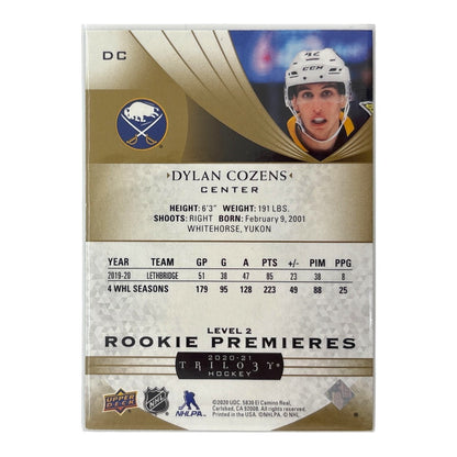 UPPER DECK NHLカード TRILOGY DYLAN COZENS SABRES /499 #DC 中古 IT1