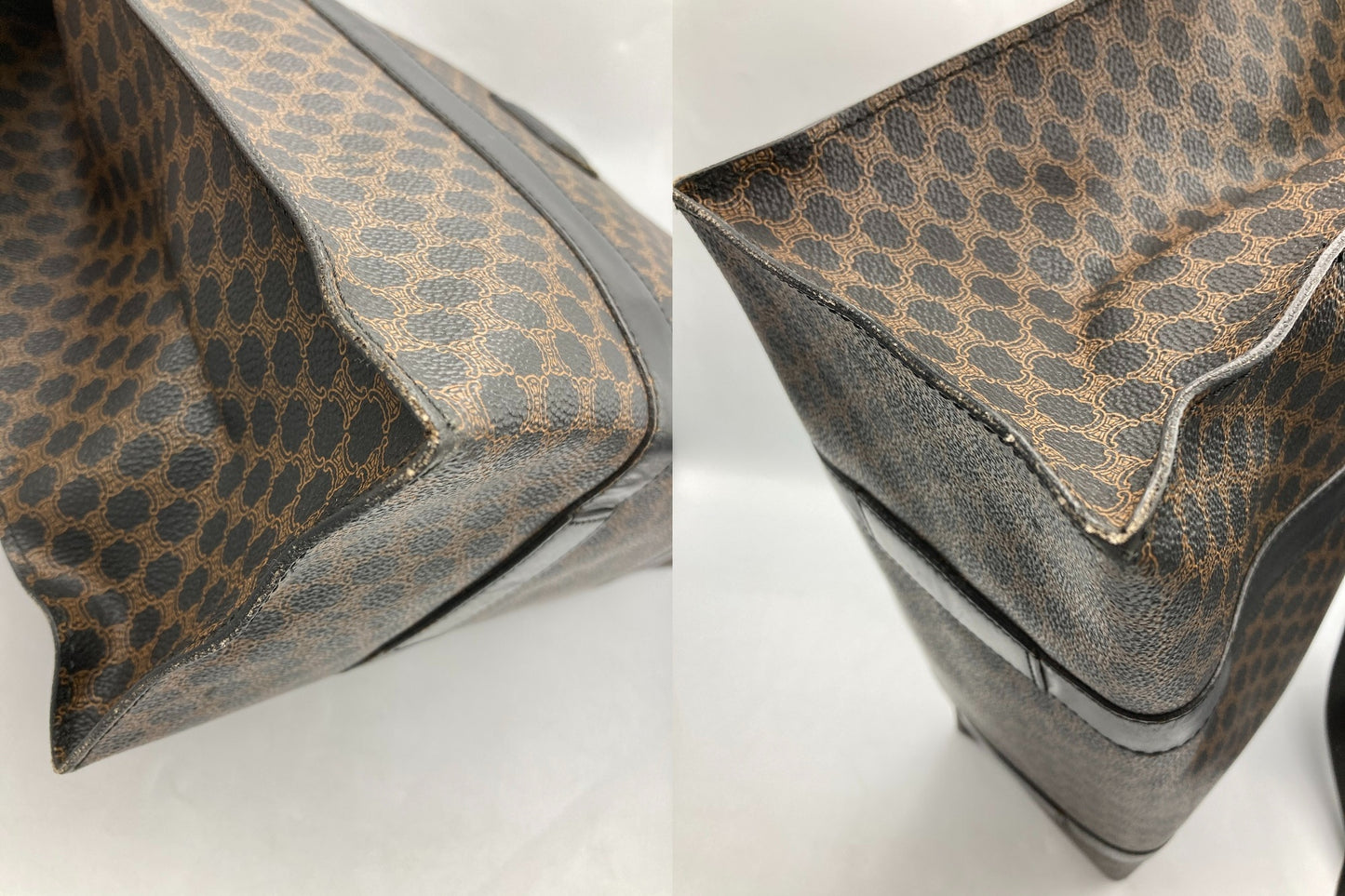 CELINE セリーヌ マカダム トートバッグ MC98/1 中古 D4