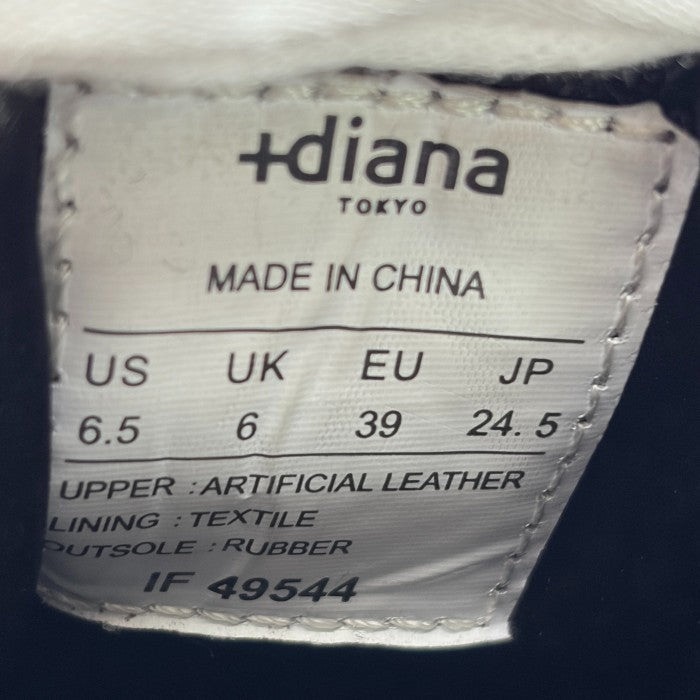 +diana +ダイアナ スニーカー 24.5cm IF 49544 靴 シューズ 厚底 レディース ラメ 中古 W４