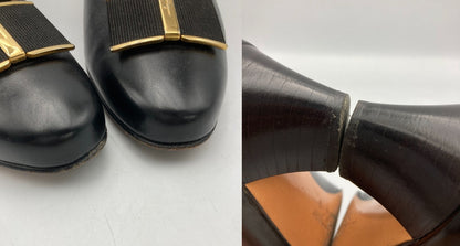 Salvatore Ferragamo サルヴァトーレフェラガモ ヴァラリボン パンプス サイズ6 レディース 中古 D4