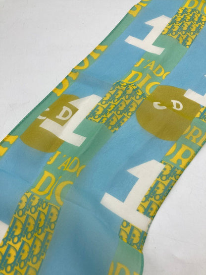Christian Dior クリスチャンディオール トロッター シルク ストール/ミッツァ スカーフ 中古 D4