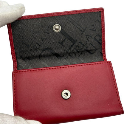 FURLA フルラ 6連 キーケース レザー レッド 牛革 小物 レディース かわいい おしゃれ 中古 W４