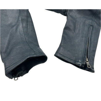 BEAUTY&YOUTH UNITED ARROWS シングルライダース ゴートレザージャケット メンズ M ビューティー＆ユース ユナイテッドアローズ 山羊革 ブラック 秋 アウター 中古 W４