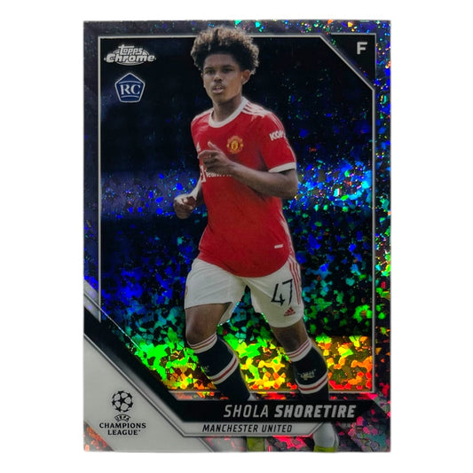 TOPPS サッカーカード CHROME SHOLA SHORETIRE MANCHESTER UNITED /275 #138 中古 IT2