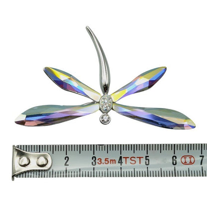 SWAROVSKI スワロフスキー トンボ ブローチ 中古 H4