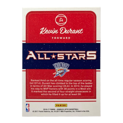 PANINI NBAカード DONRUSS OPTIC KEVIN DURANT THUNDER #24 中古 IT2