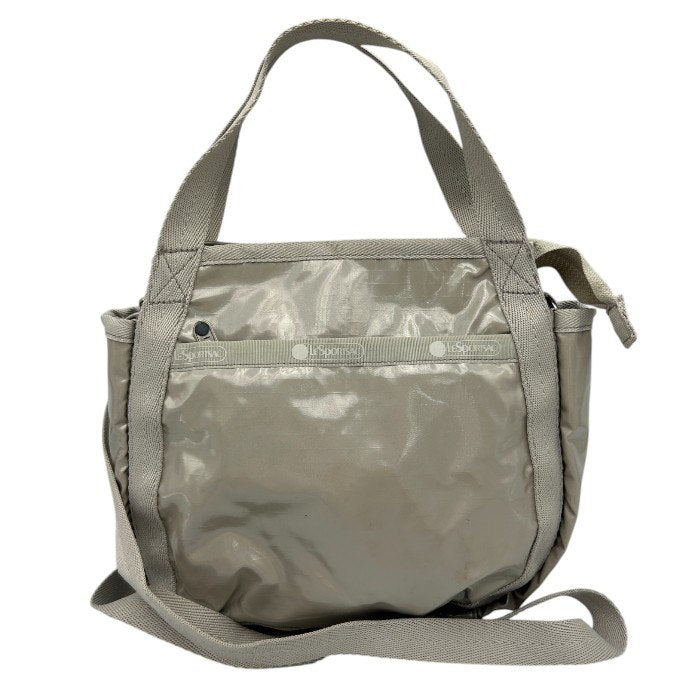 Lesportsac レスポートサック ２WAY バッグ シャンパングリッター 鞄 ショルダー トート ミニ コンパクト 中古 W４