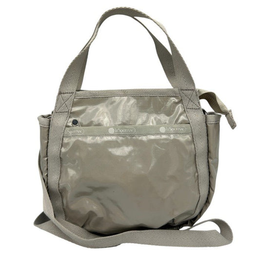 Lesportsac レスポートサック ２WAY バッグ シャンパングリッター 鞄 ショルダー トート ミニ コンパクト 中古 W４