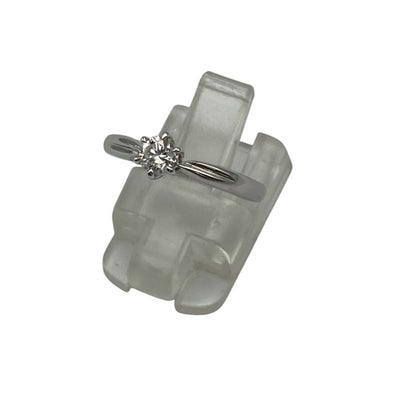寺内宝飾 Pt900 1Pダイヤ 0.26ct リング 10号 中古 D4