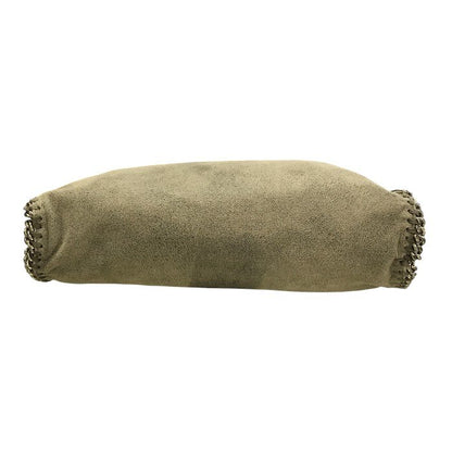 ステラマッカートニー ファラベラ フォールドオーバー トートバッグ レディース クラッチ ショルダー チェーン ノンレザー グレー 中古 T1