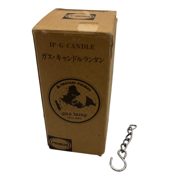 イワタニ プリムス ガスキャンドルランタン IP-G-CANDLE アウトドア インテリア キャンプ 廃番 希少 中古 W４