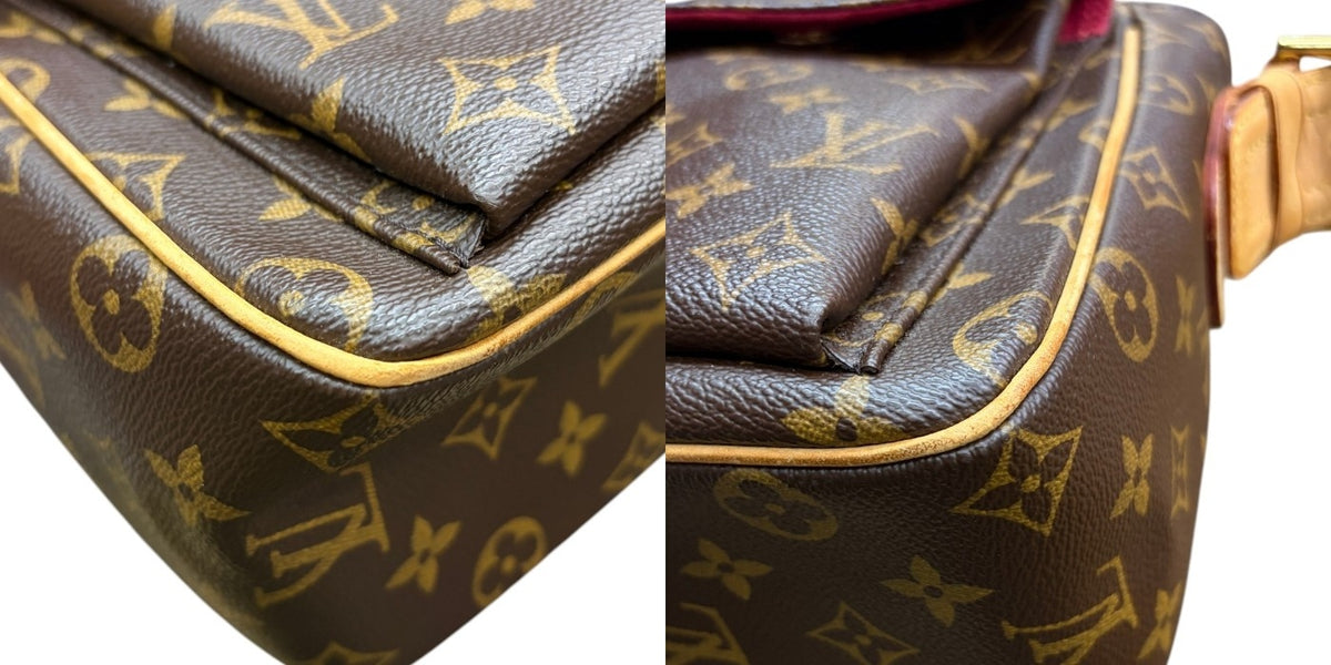 LOUIS VUITTON ルイヴィトン モノグラム ヴィバ・シテ GM ショルダーバッグ M51163 鞄 ブランド 肩掛け レディース 中古 W４