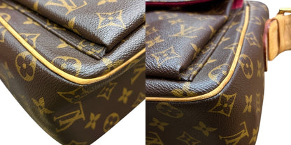 LOUIS VUITTON ルイヴィトン モノグラム ヴィバ・シテ GM ショルダーバッグ M51163 鞄 ブランド 肩掛け レディース 中古 W４