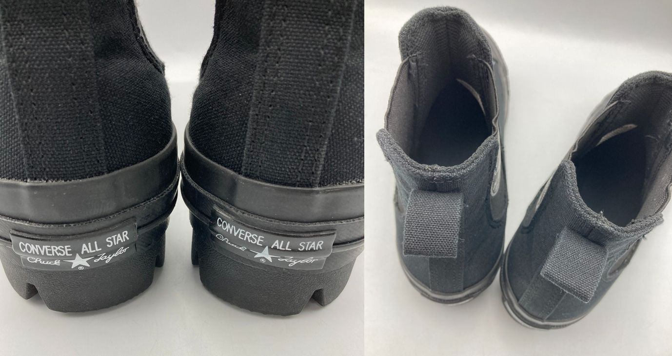 CONVERSE コンバース オールスター100  サイドゴア チャンク ハイ 1SC793 24.5cm 中古 D4