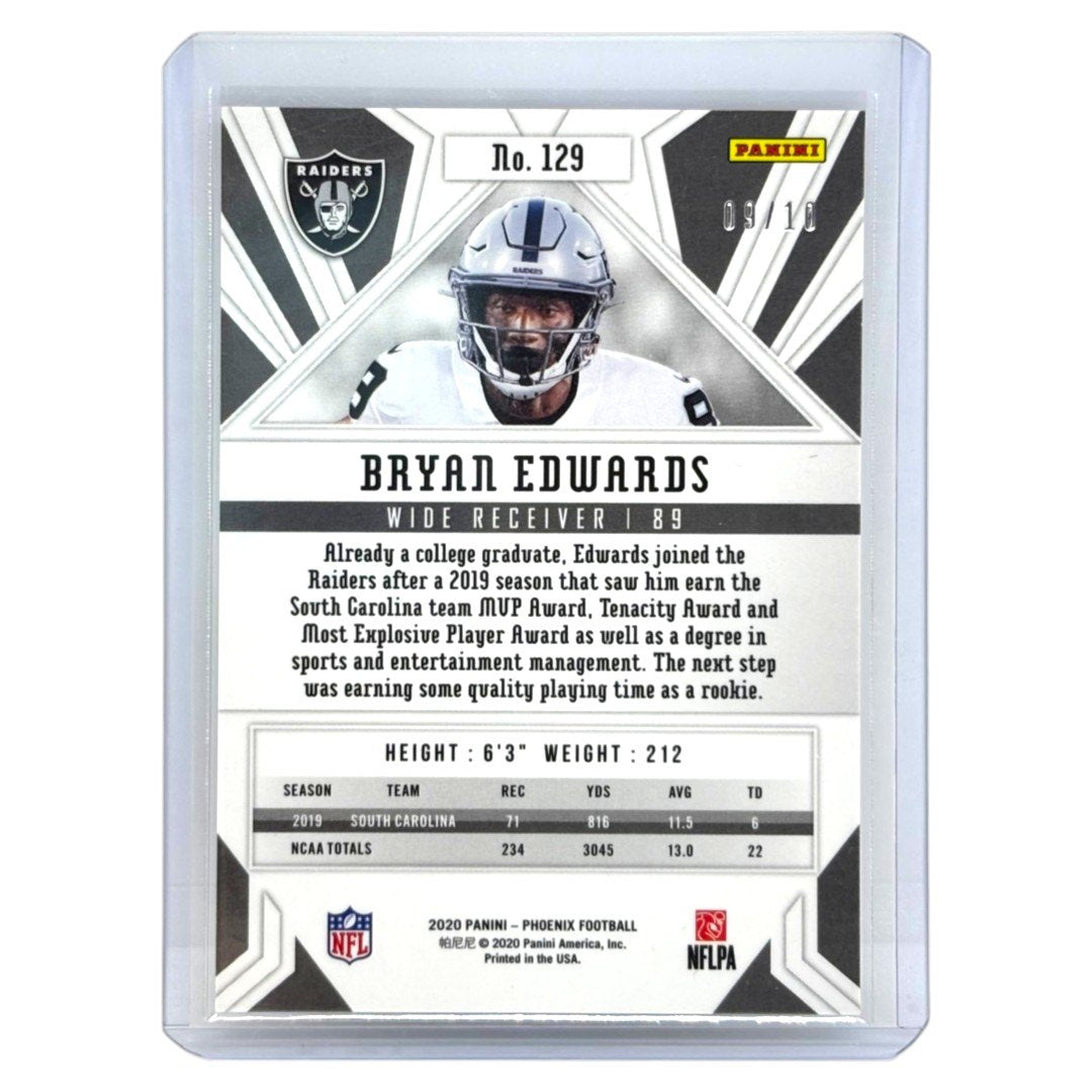 PANINI NFLカード PHOENIX BRYAN EDWARDS LAS VEGAS RAIDERS /10 #129 中古 IT1