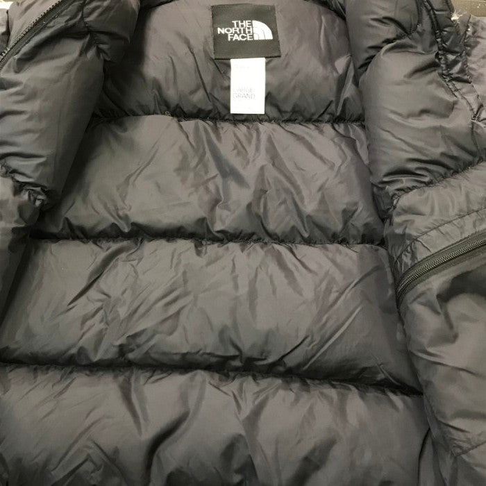THE NORTH FACE ザノースフェイス ヌプシ ダウンジャケット メンズ 冬 パッカブルフード 防寒 肉厚 ブラック Lサイズ NF003AS 中古 T1