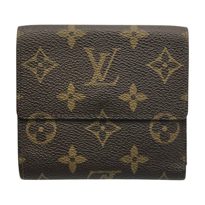 LOUIS VUITTON ルイヴィトン モノグラム ポルトモネ ビエカルトクレディ 財布 レディース 3つ折り ダブルホック M61652 中古 T1