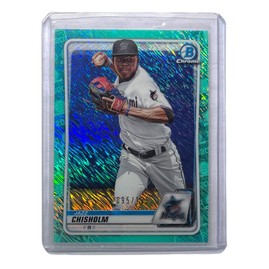TOPPS MLBカード BOWMAN CHROME JAZZ CHISHOLM NEW MIAMI MARLINS /125 #BCP-72 中古 IT2