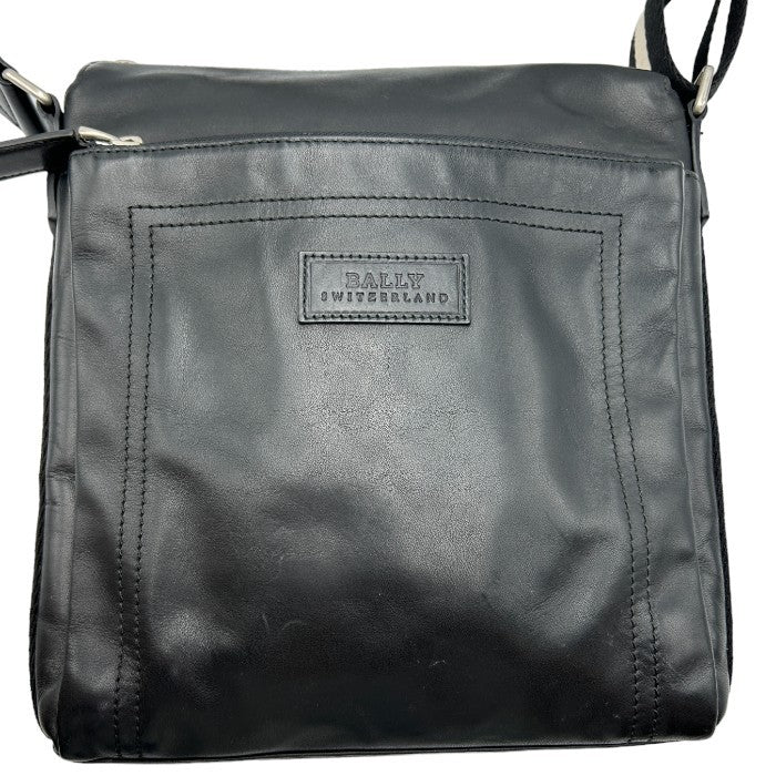 BALLY バリー TUSTON-SM ショルダーバッグ ブラック メンズ 鞄 ブランド 斜め掛け レザー 本革 中古 W４