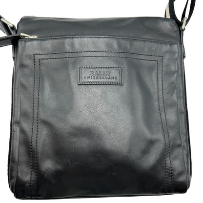 BALLY バリー TUSTON-SM ショルダーバッグ ブラック メンズ 鞄 ブランド 斜め掛け レザー 本革 中古 W４