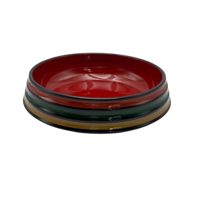 象彦 独楽塗 木製漆器 菓子鉢 中古 D4