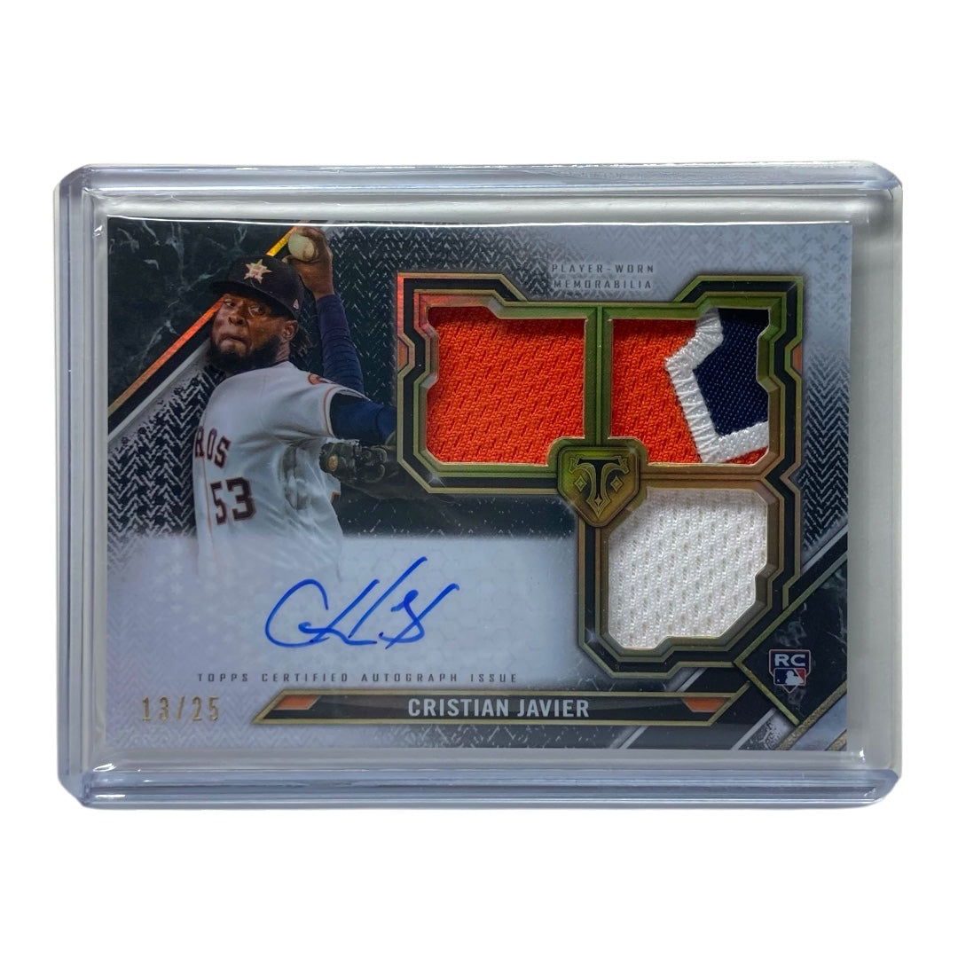 TOPPS MLBカード TRIPLE THREADS CRISTIAN JAVIER ASTROS 13/25 #RFPAR-CJ 中古 IT2
