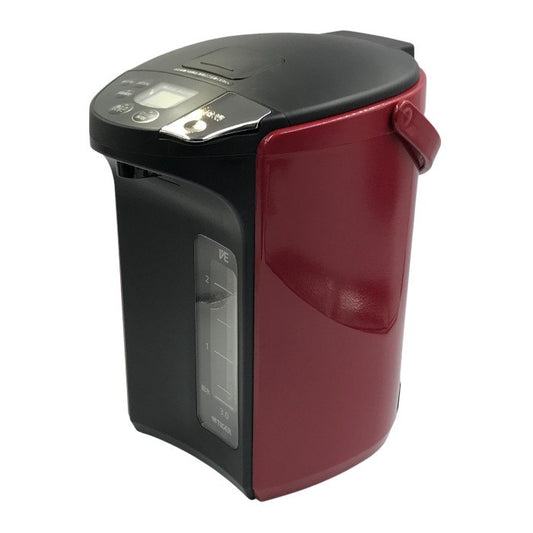 TIGER タイガー魔法瓶 電気ポット レッド 3.0L VE 電気まほうびん とく子さん 節電 保温 ポット PIP-A300-R 中古 T1