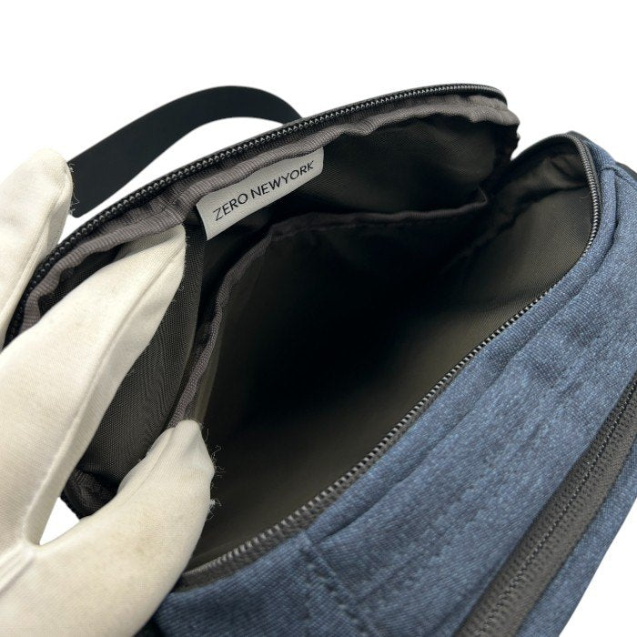 ZERO NEWYORK ゼロニューヨーク アストリア ショルダーバッグ 81062 メンズ 鞄 斜め掛け 肩掛け ポケット多め 中古 W４