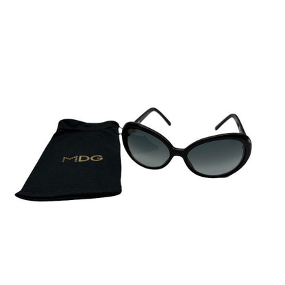 DOLCE&GABBANA ドルチェ＆ガッバーナ サングラス レディース マドンナモデル MDG プラスチック 樹脂 ブラック DG4096 中古 W1