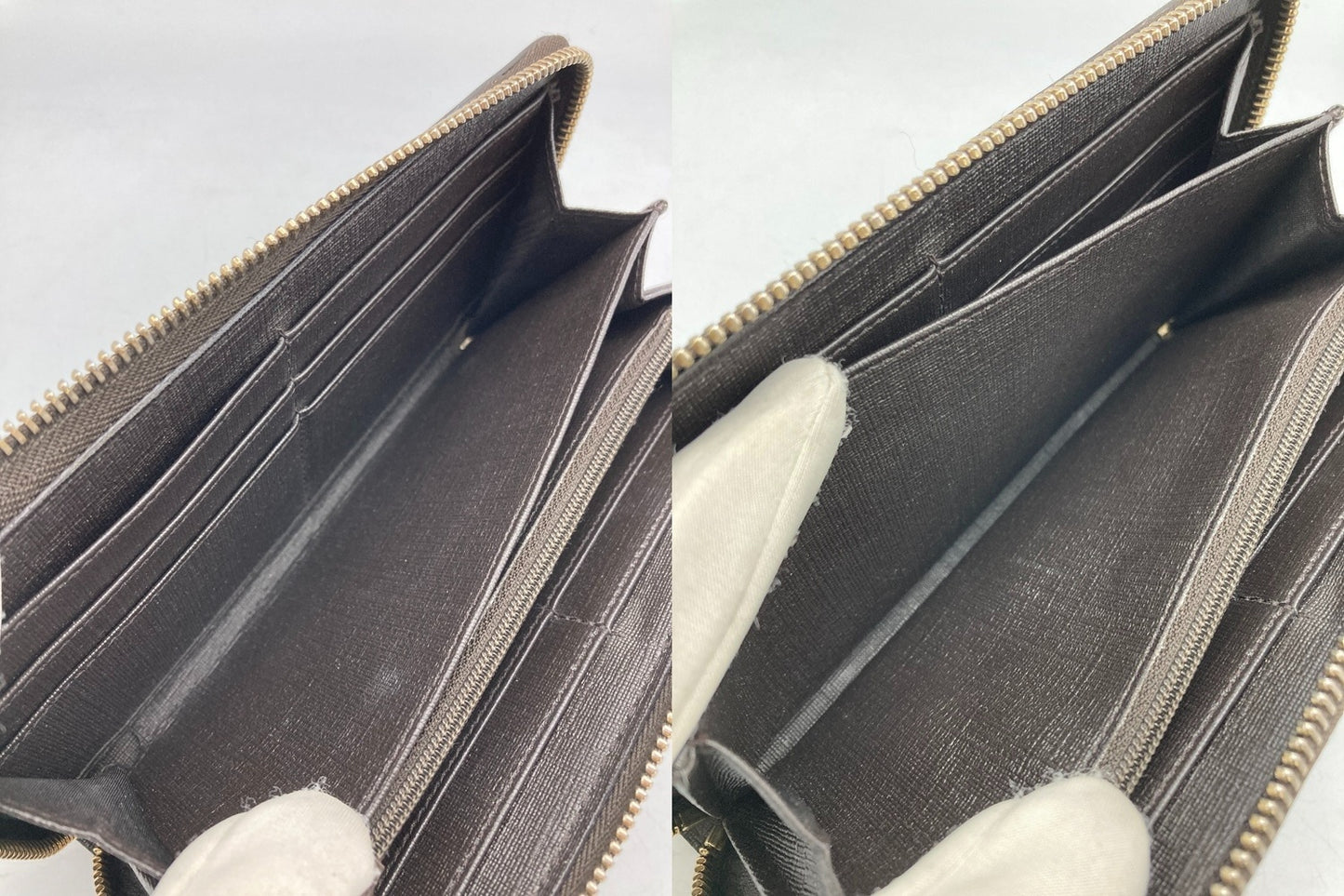 GUCCI グッチ GGスプリーム ラウンドファスナー長財布 212110 中古 D4