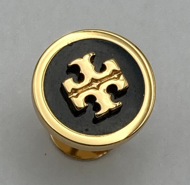 TORY BURCH トリーバーチ キラ エナメル サークルスタッドピアス 中古 D4