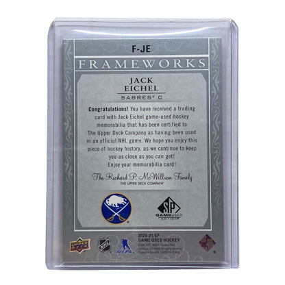 UPPER DECK NHLカード SP GAME USED JACK EICHEL SABRES #F-JE 中古 IT2